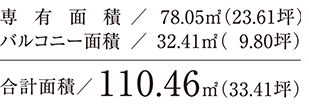 専有面積
